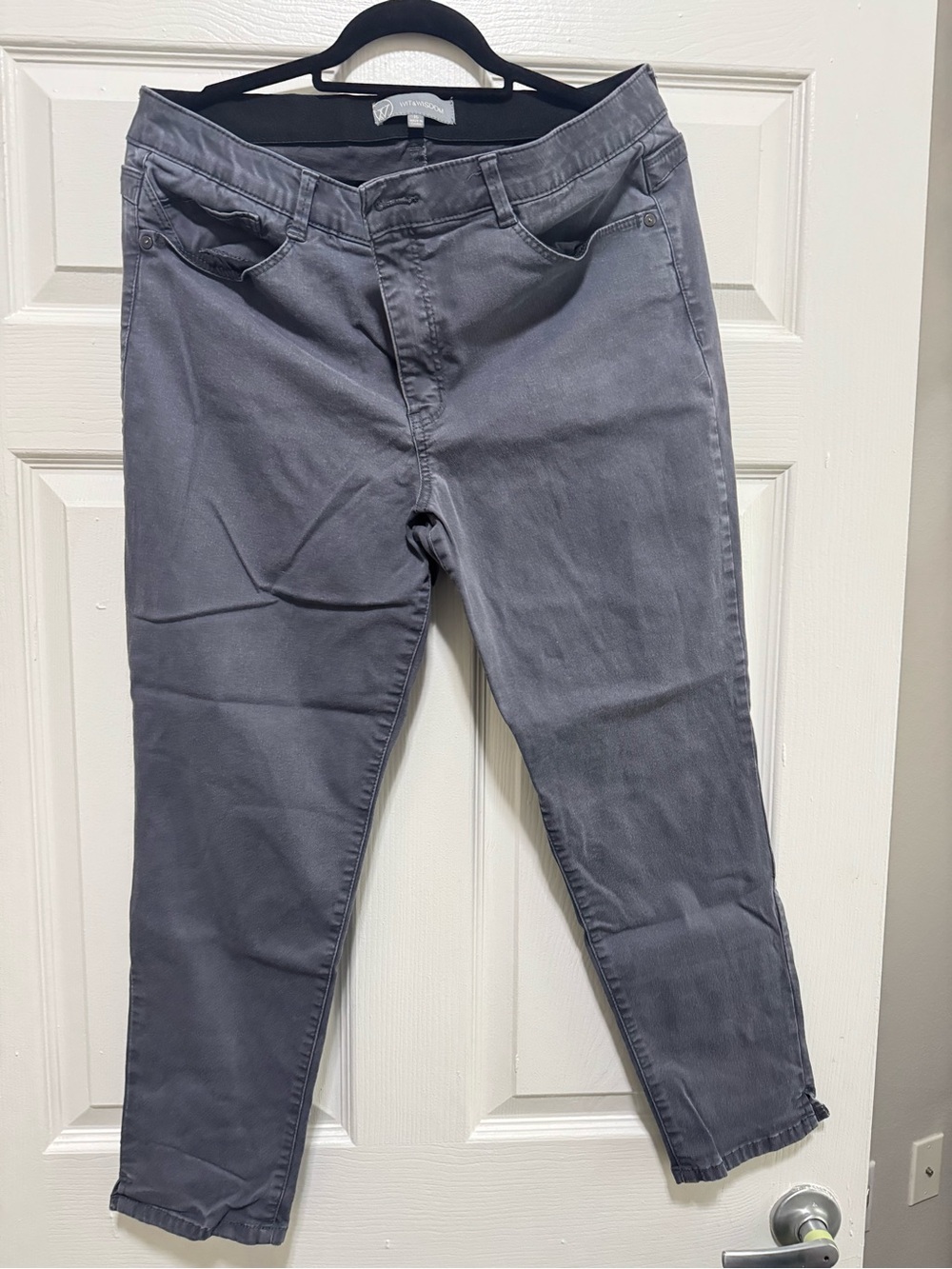 Wit & Wisdom Charcoal Gray Stretch Jeans